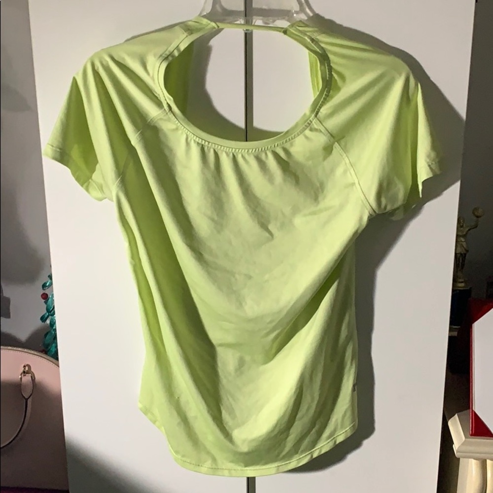 UA open back shirt